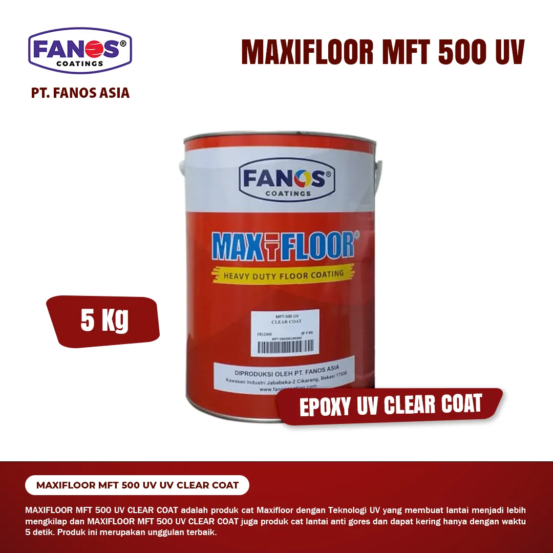 FOTO MAXIFLOOR MFT 500 UV CLEAR COAT 5 kg