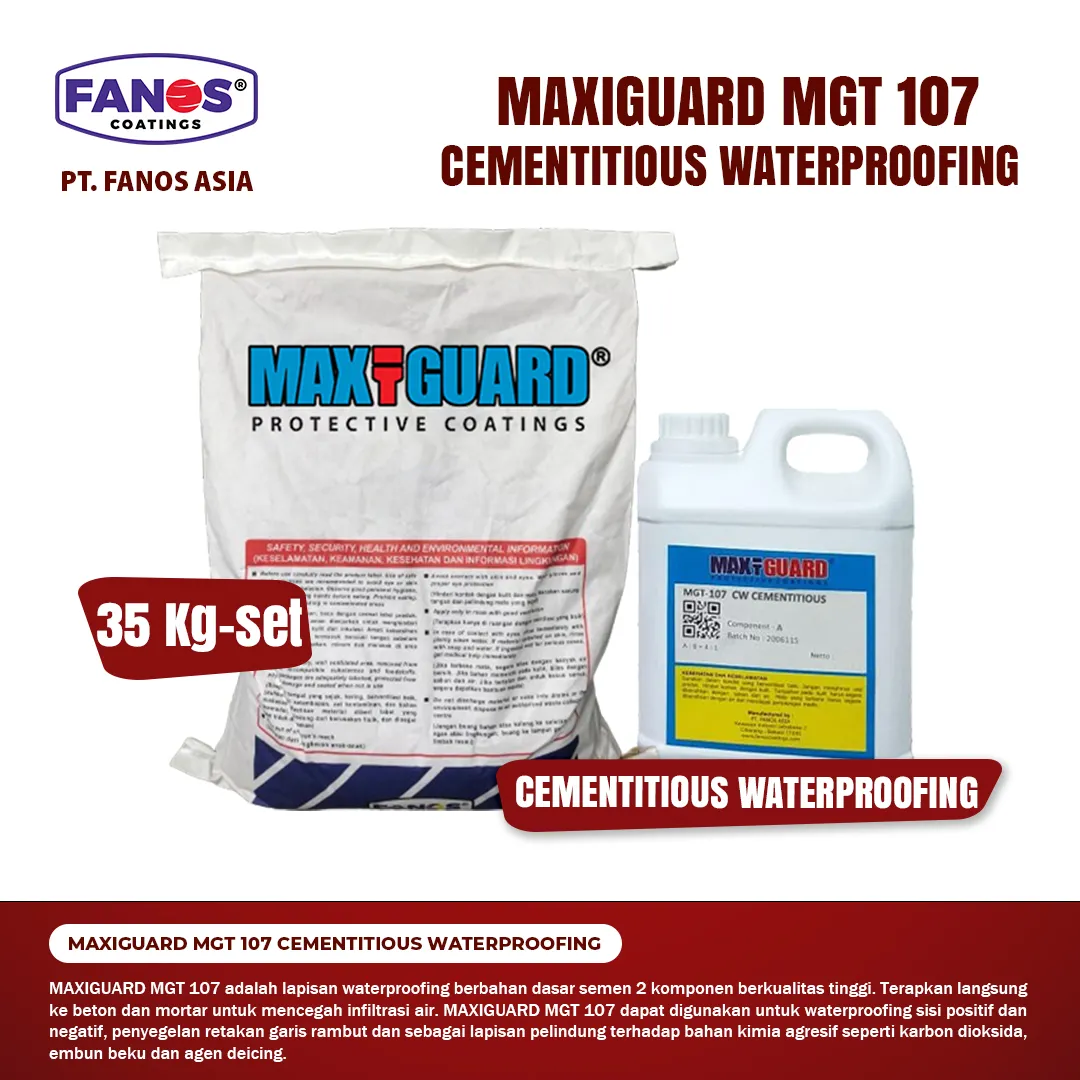 MAXIGUARD MGT 107 CEMENTITIOUS WATERPROOFING