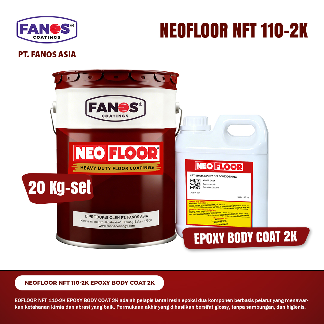 NEOFLOOR NFT-110 2K EPOXY BODY COAT TAHAN BEBAN BERAT